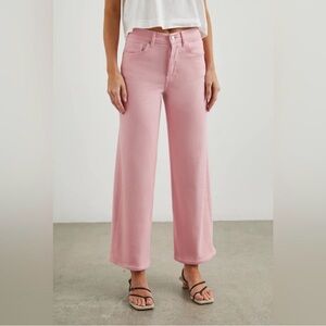 Rails Blush Pink Getty Wide Leg Crop Jeans